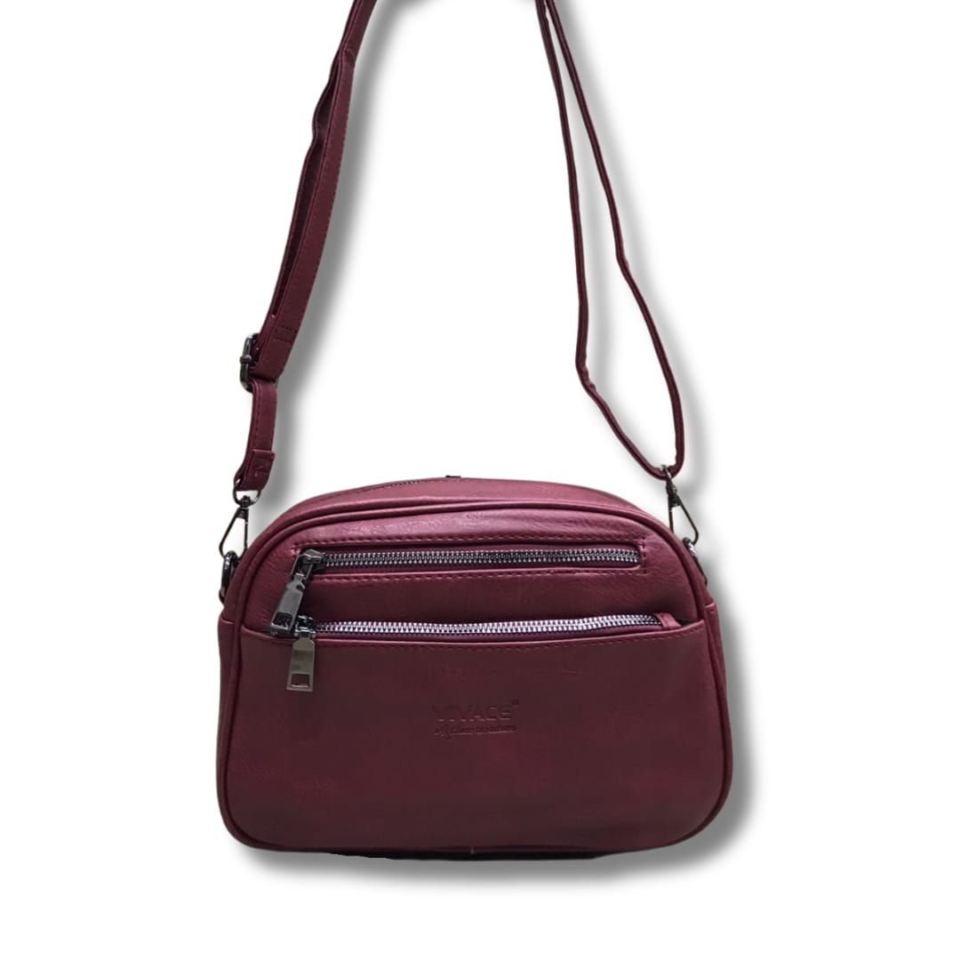 Vivace Crossbody Slingbag — Red