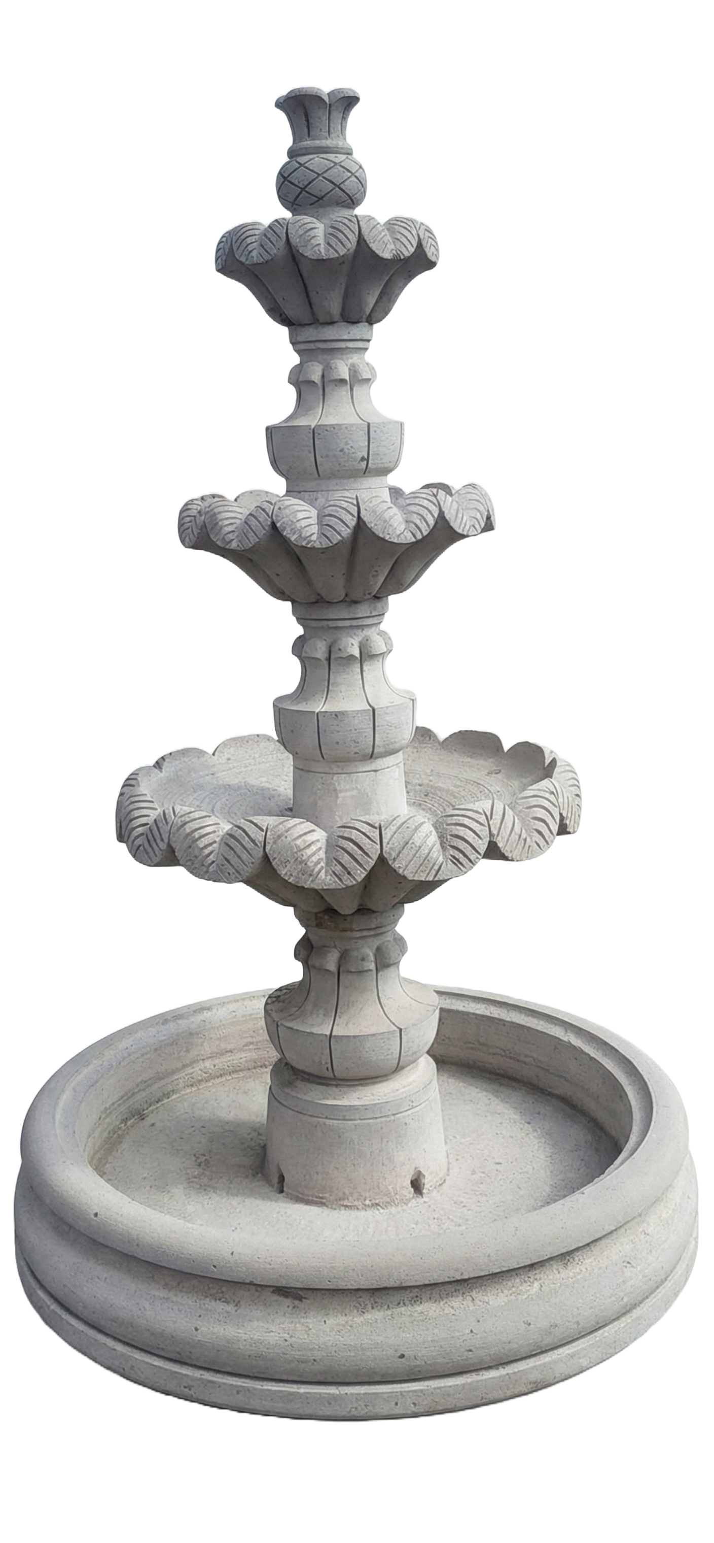 Fuente de Cantera Estilo Tradicional con Redondel Completo