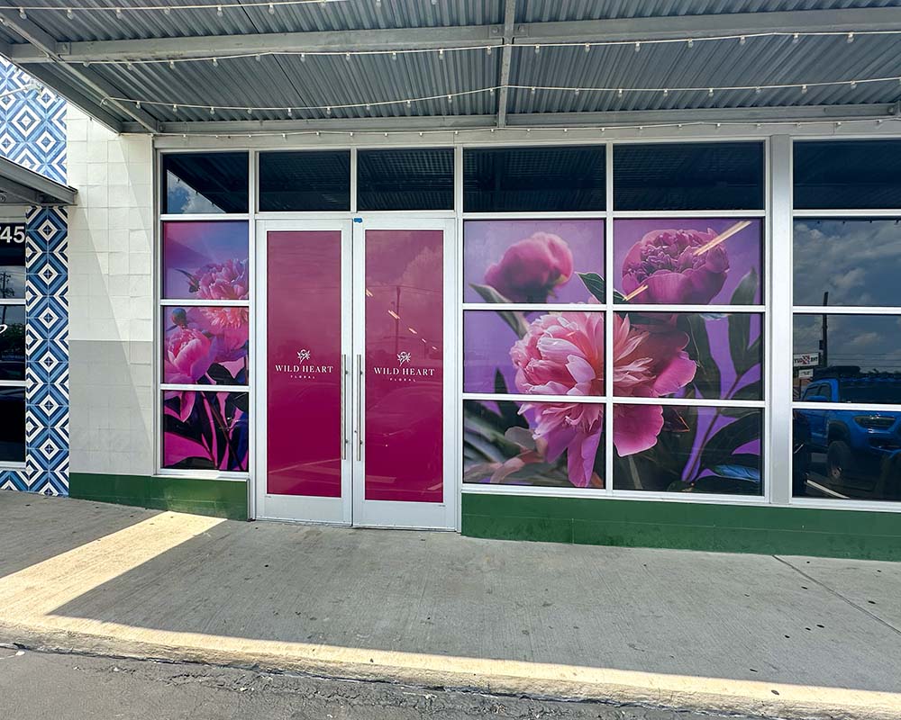 Wild Heart Storefront Vinyl Graphics