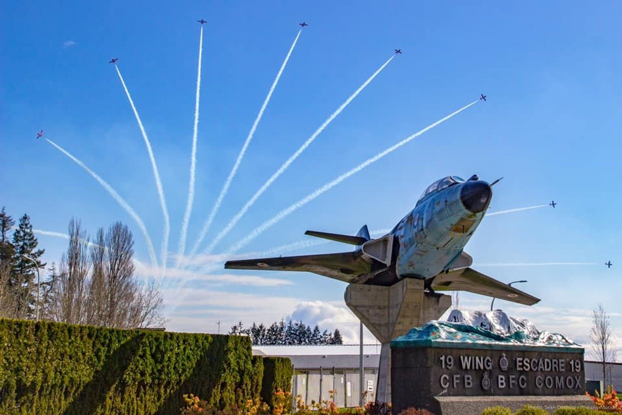 Gate to 19 Wing Comox