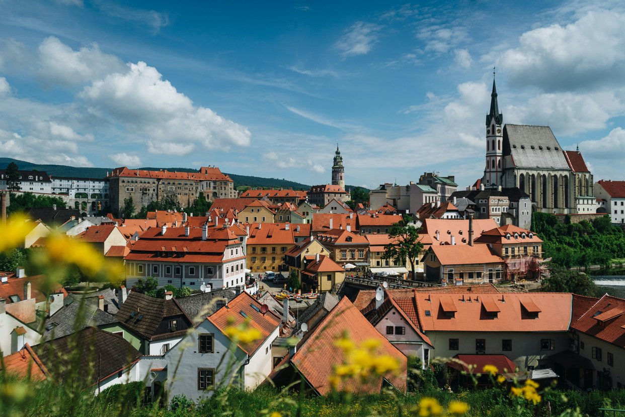 Seminary Garden Viewpoint, Český Krumlov - Photo by Nick Night