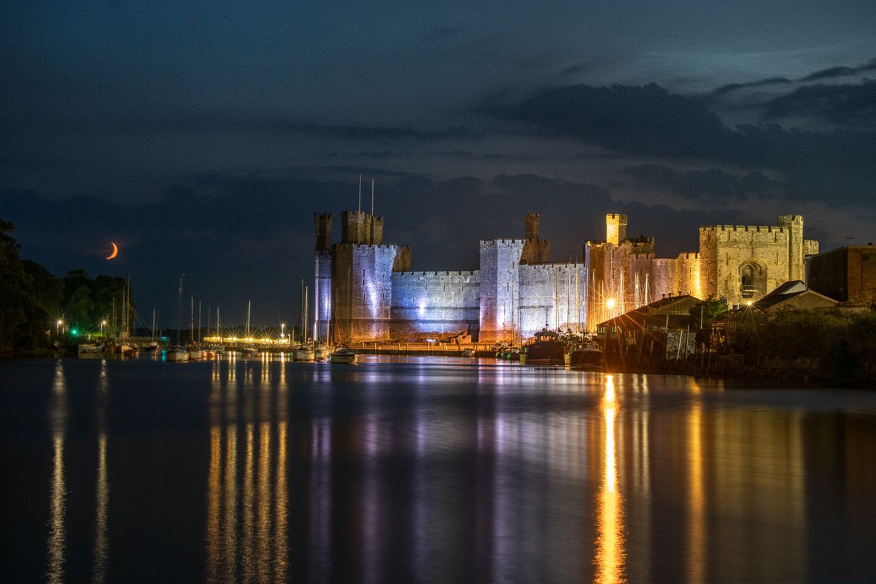 View of Caernarfon Castle
