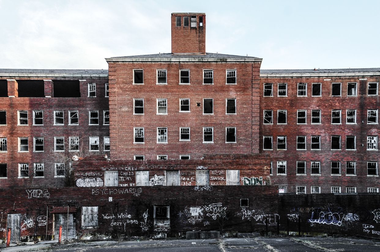 Back of the Adult Hospital Building