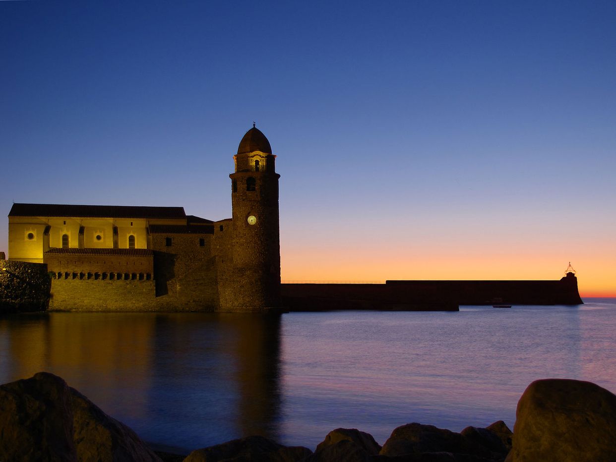 View of Église Notre-Dame des Anges de Collioure
