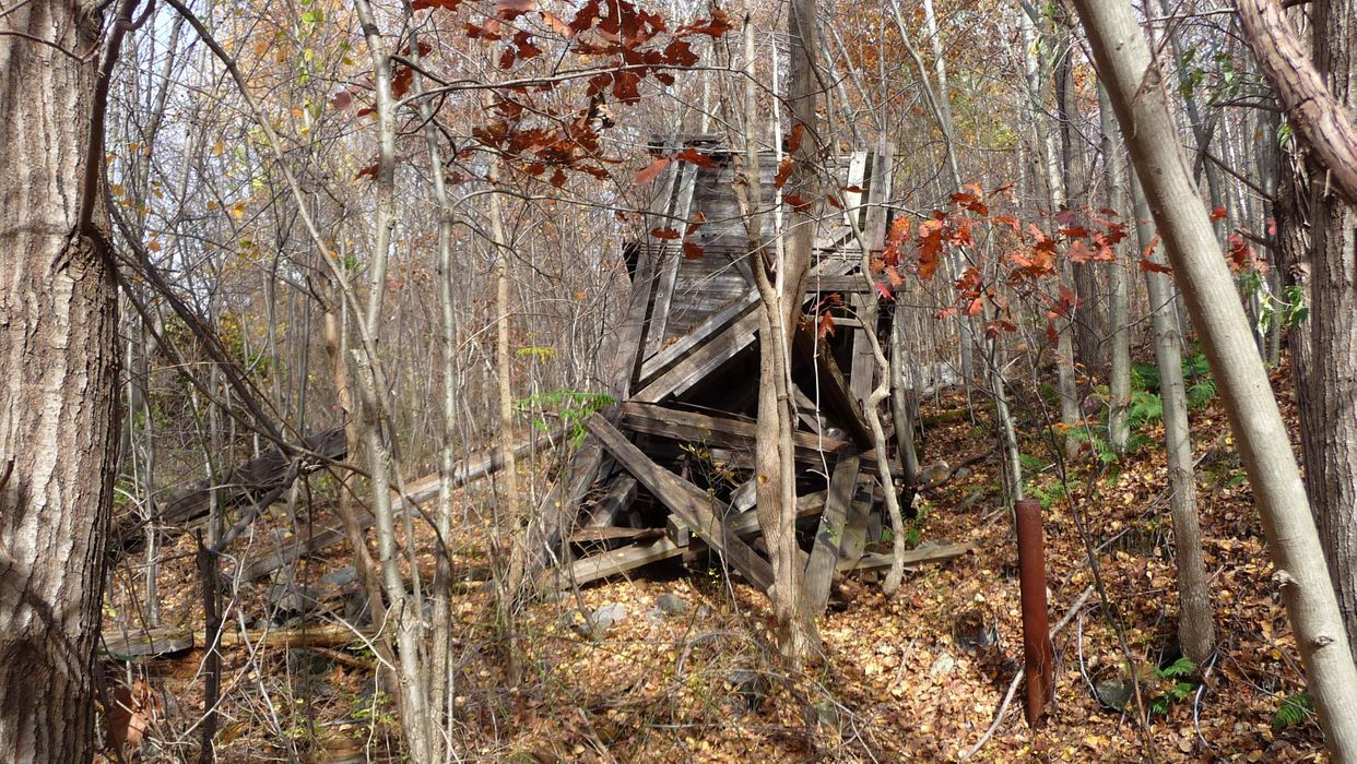 Abandoned Iron Mine Head Frame