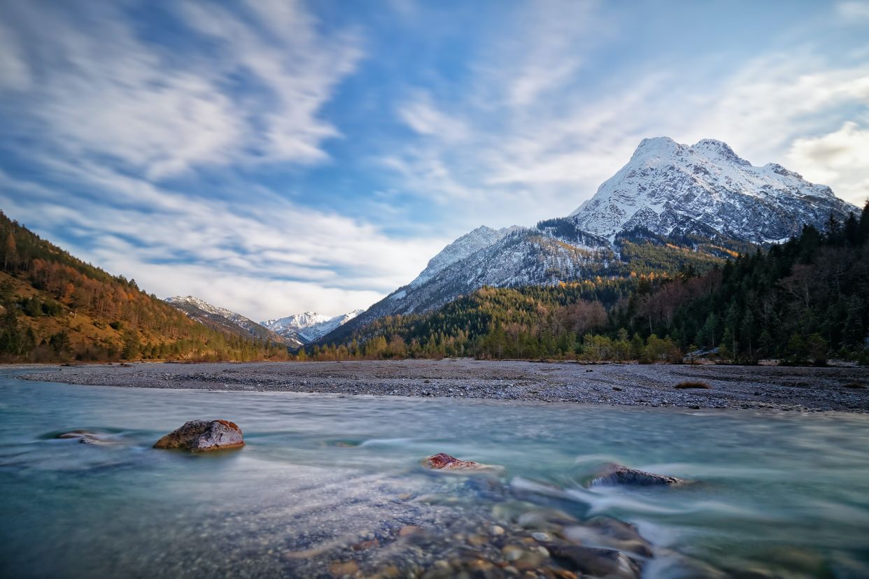 Rißbach River View