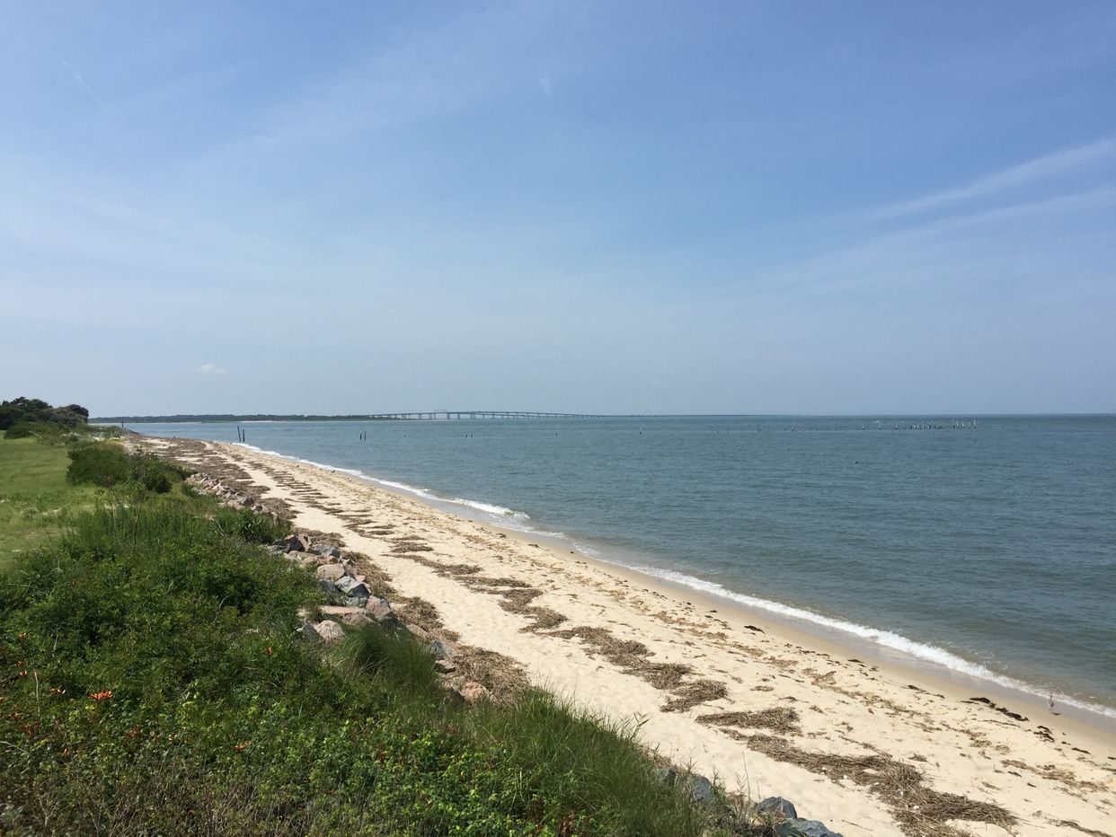 Chesapeake Bay Bridge Tunnel Observation Area.