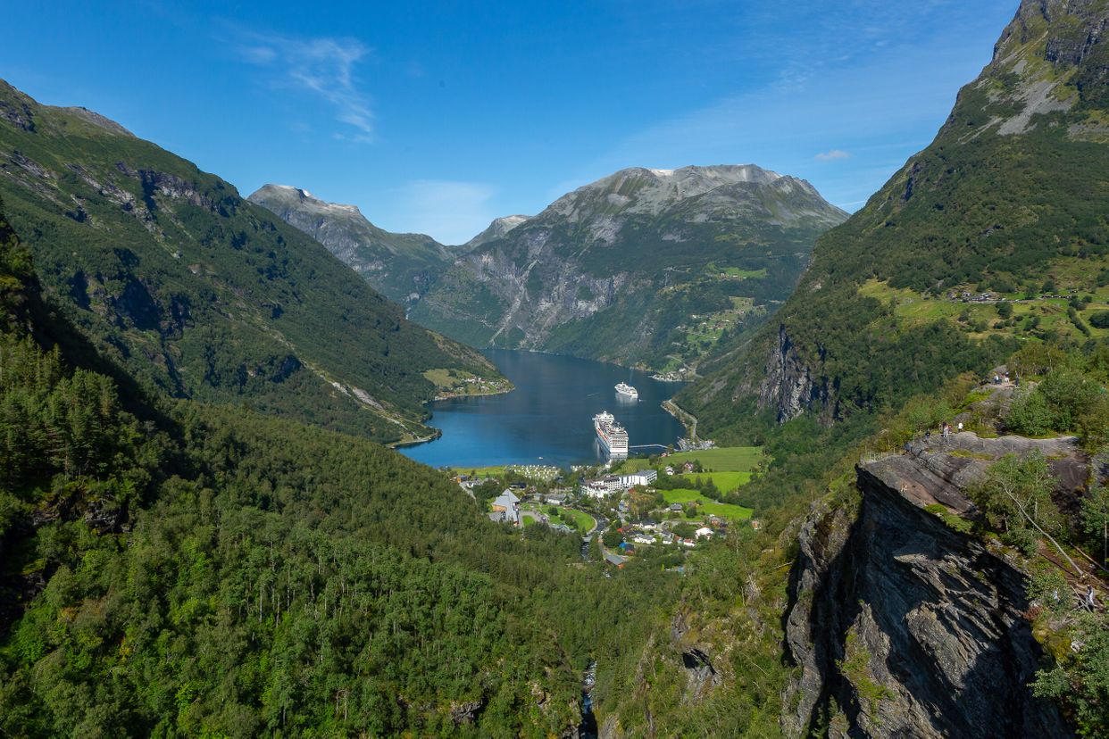 Geiranger Fjord View