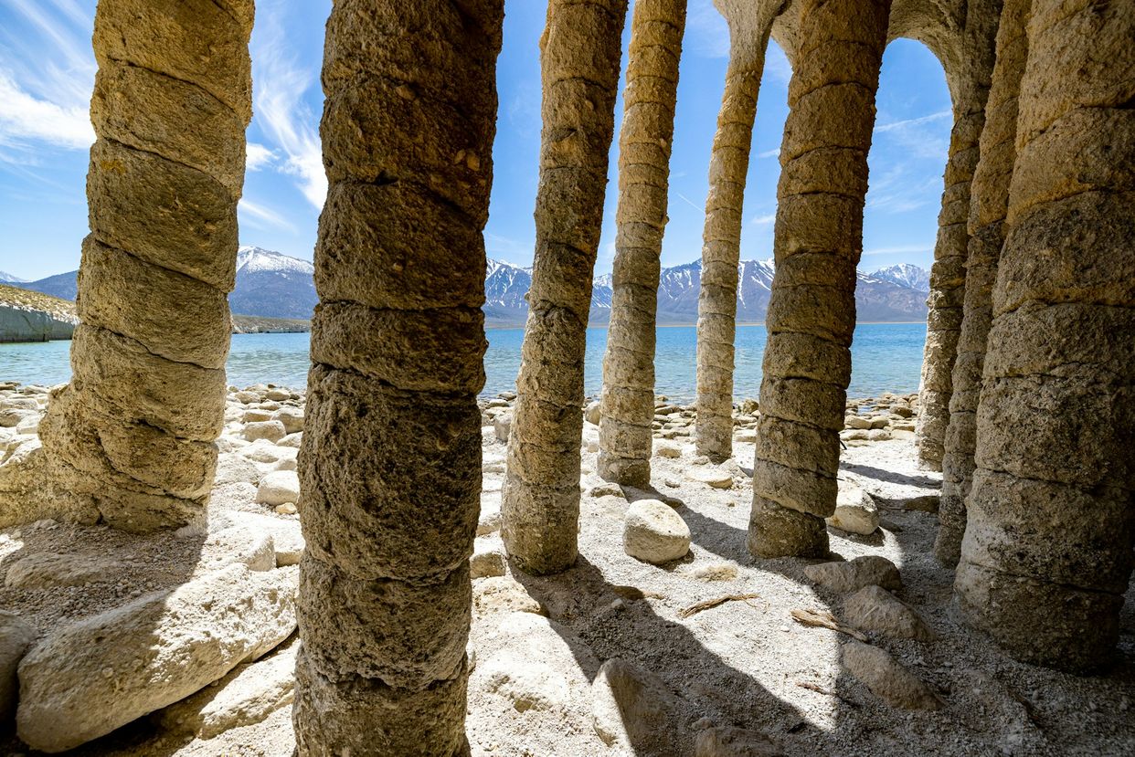 Crowley Lake Stone Columns