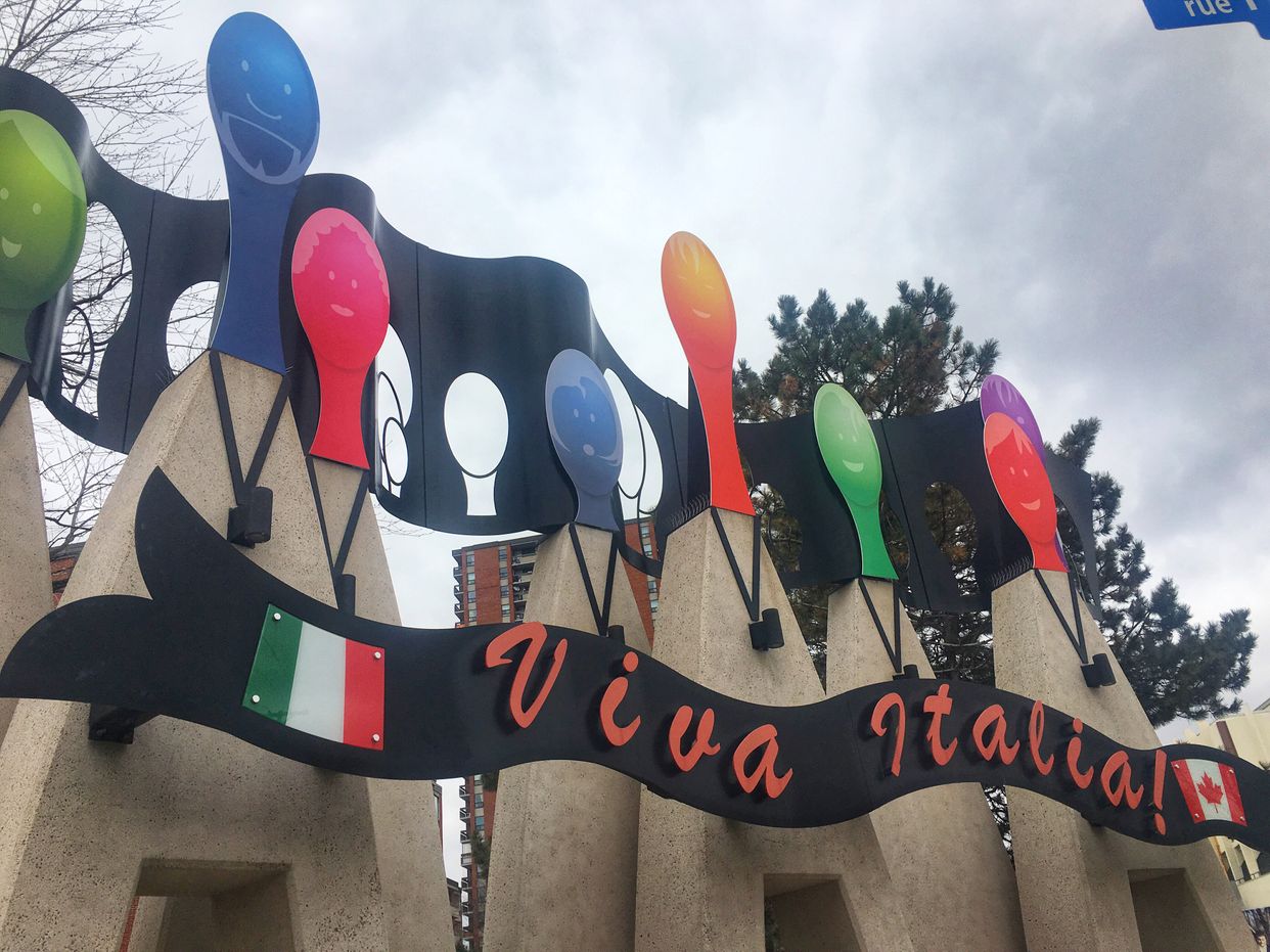 Little Italy Bowling Sculpture