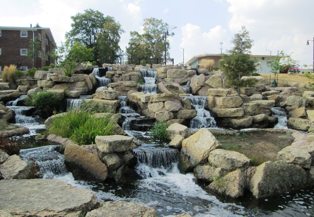 Boneyard Creek Second Street Basin - Photo by Beyond My Ken