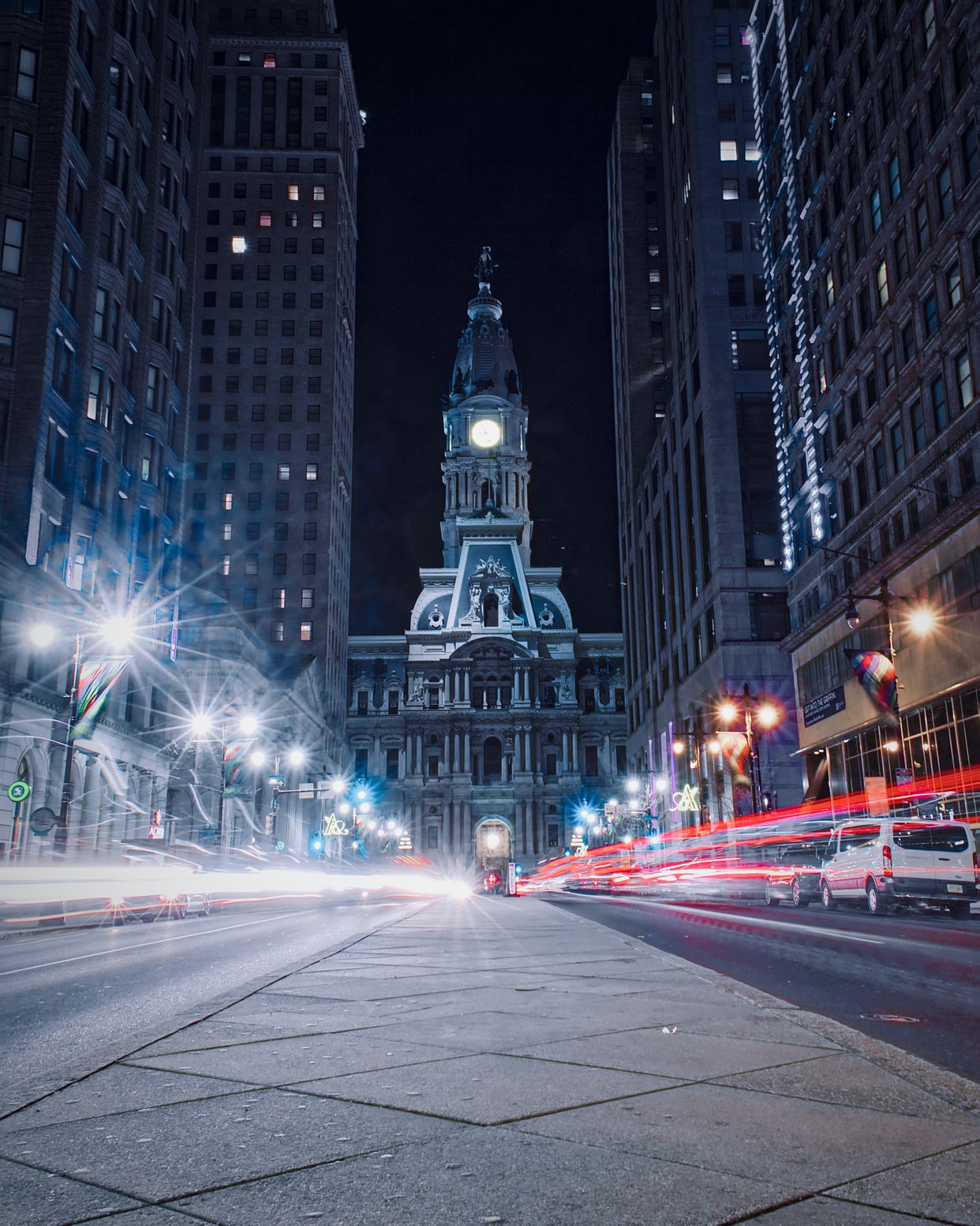 Philadelphia City Hall from S Broad St