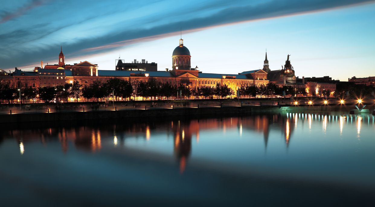 Viewpoint of Bonsecours Market National Historic Site of Canada