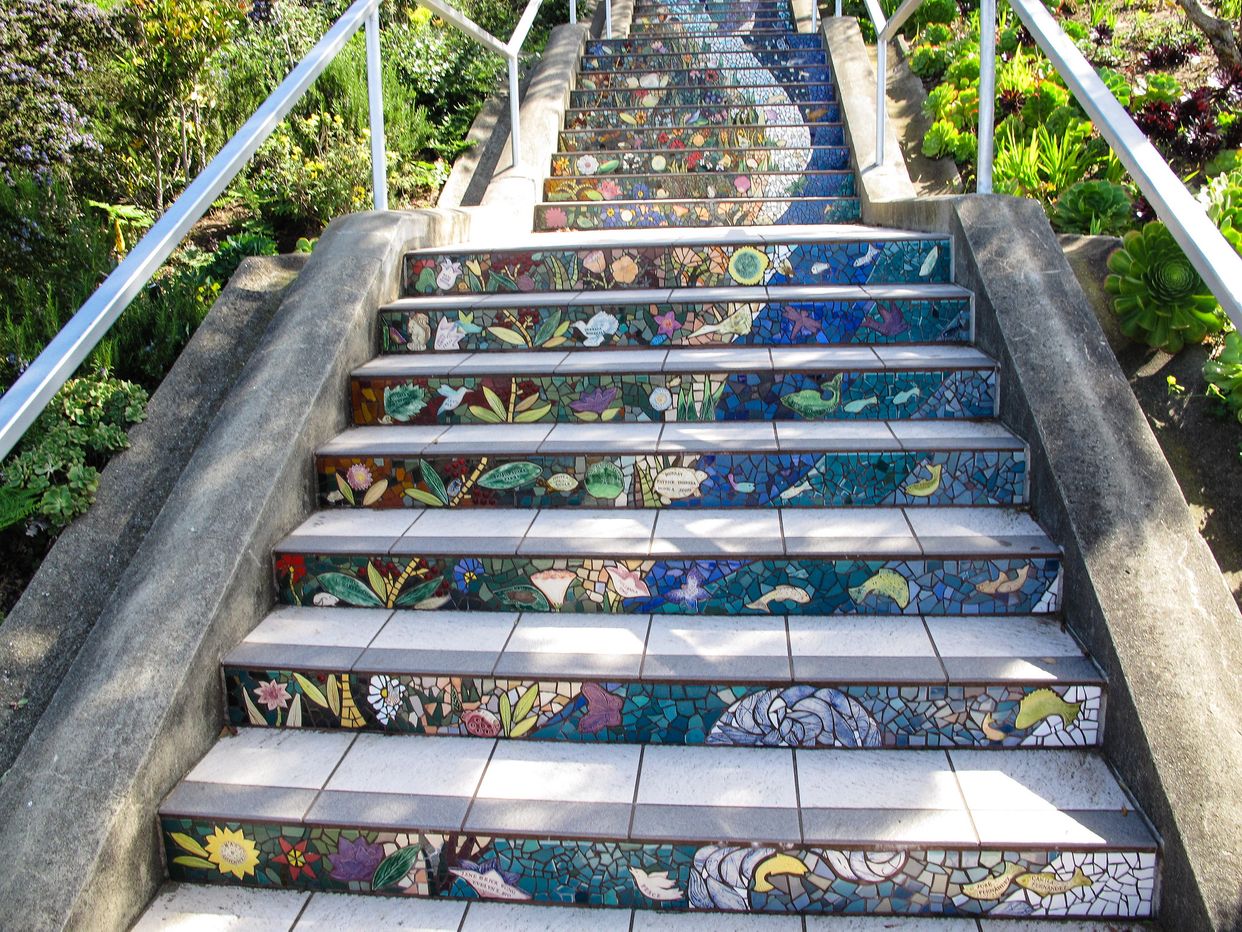 16th Avenue Tiled Steps
