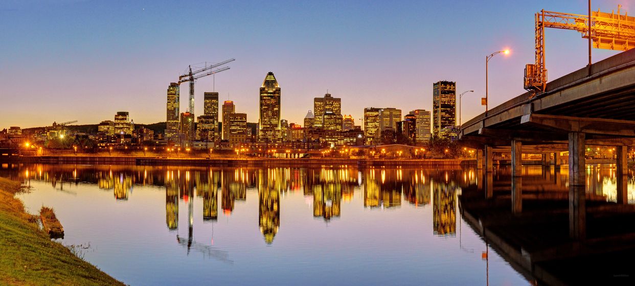View of Montreal Skyline