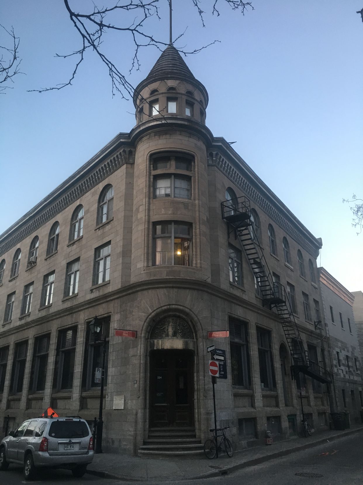 Corner of Youville and Port Building