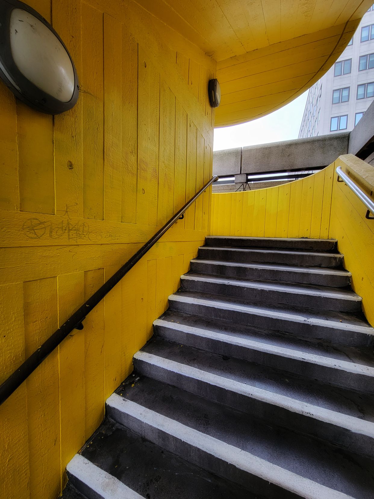 Bright Yellow Stairs