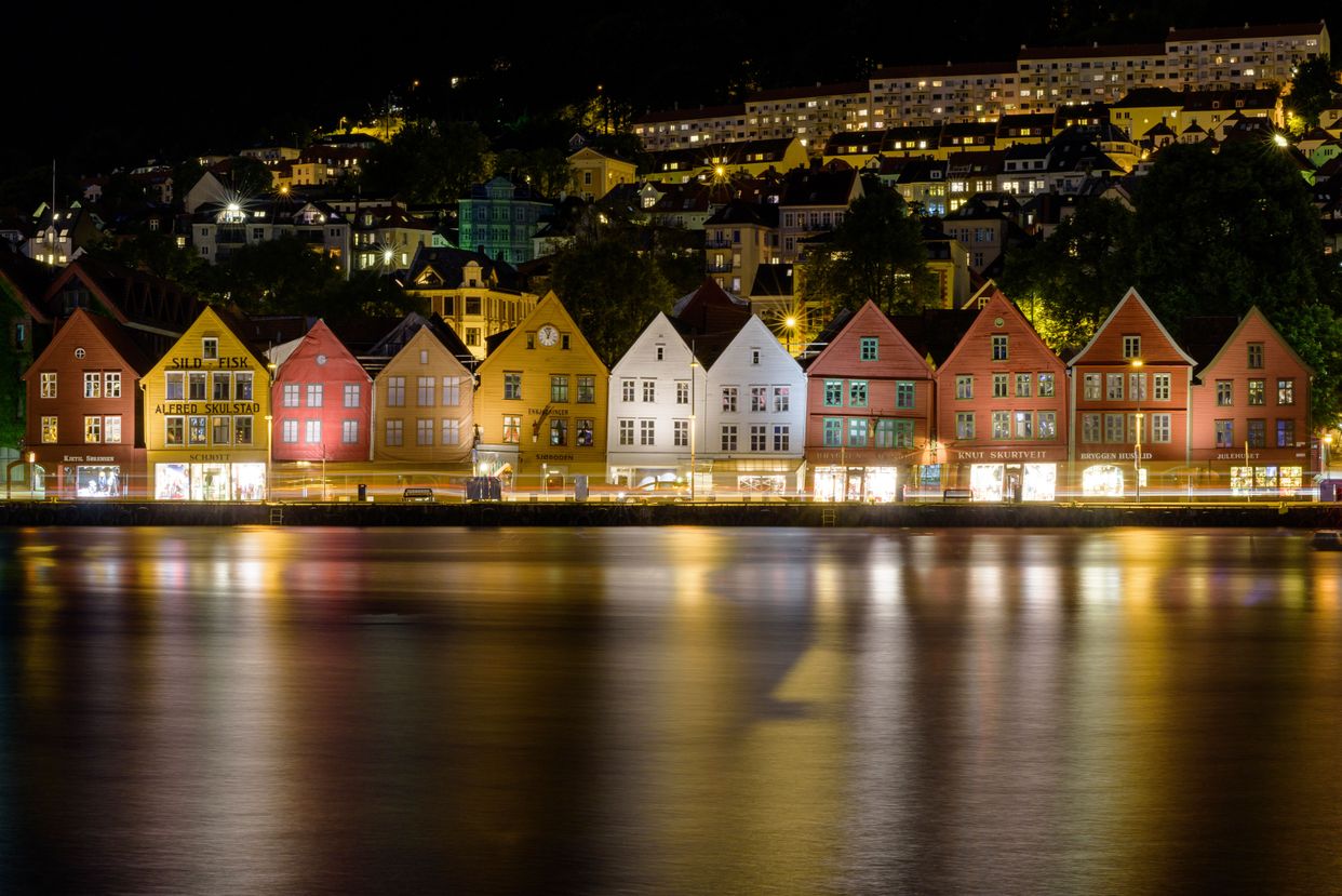 View of Bryggen