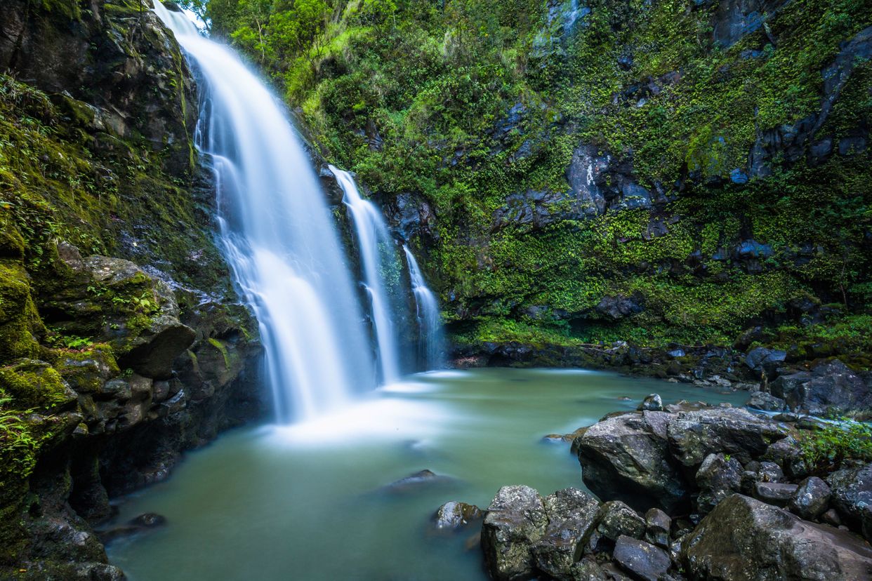Upper Waikani Falls