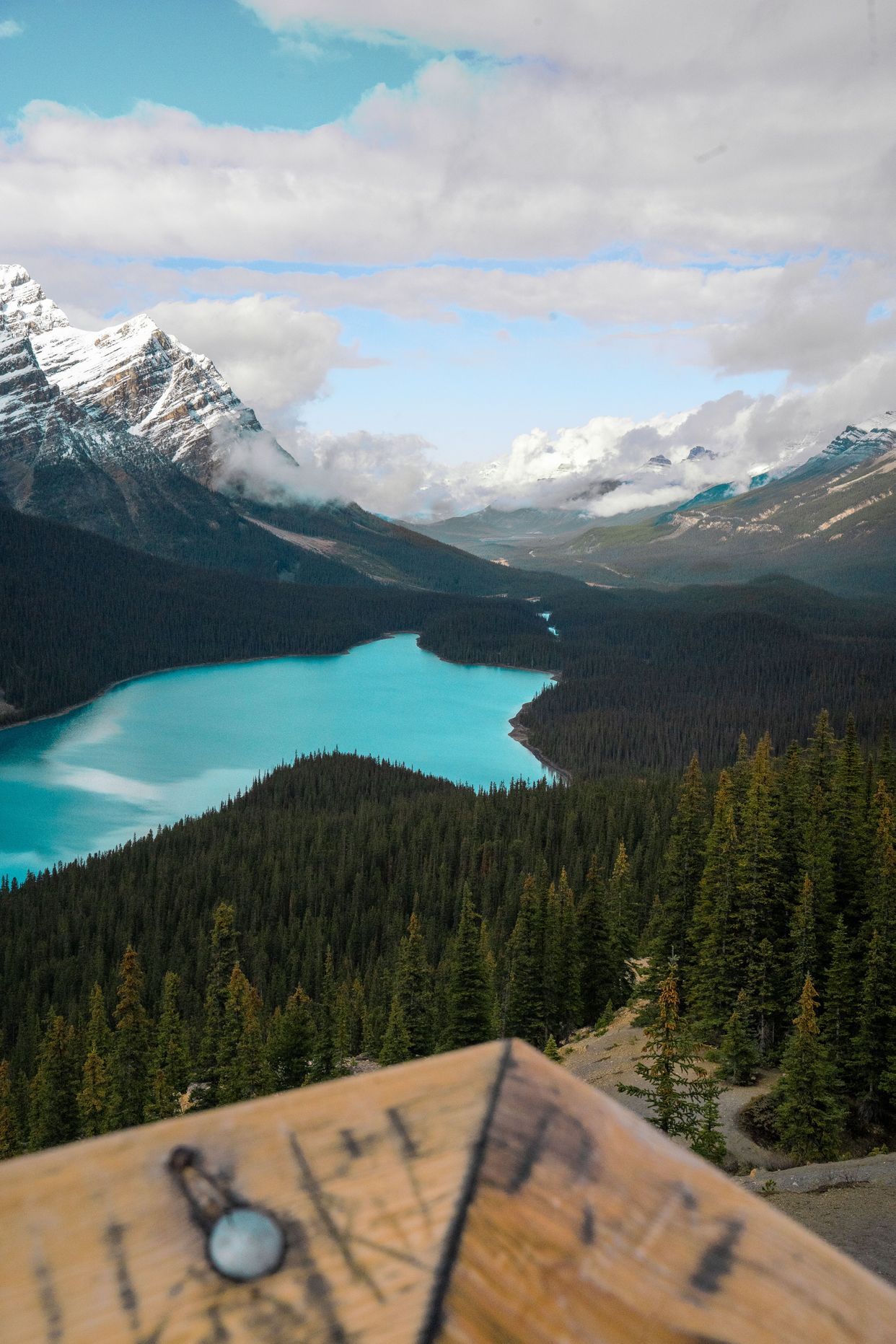 Peyto Lake Upper Viewpoint