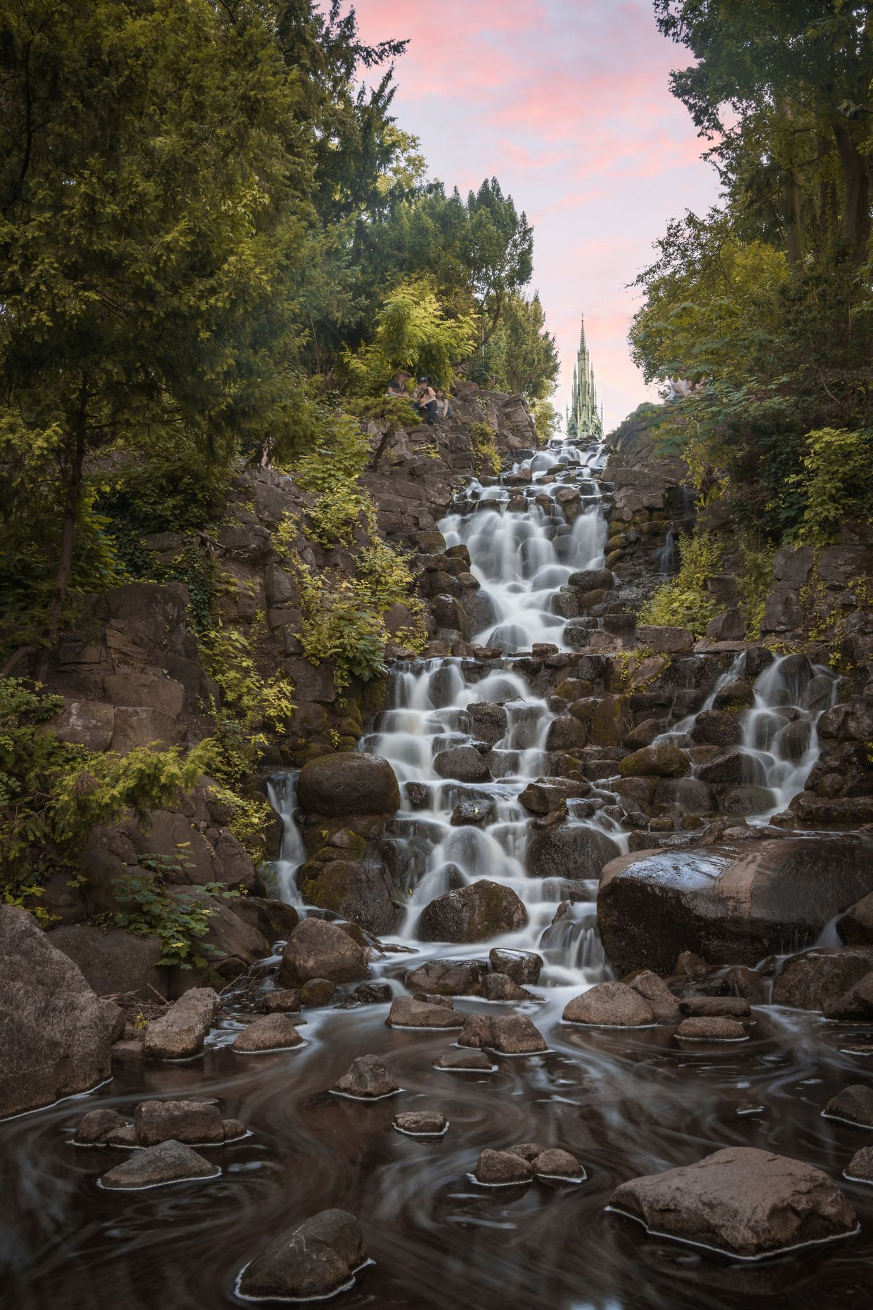Wasserfall Viktoriapark