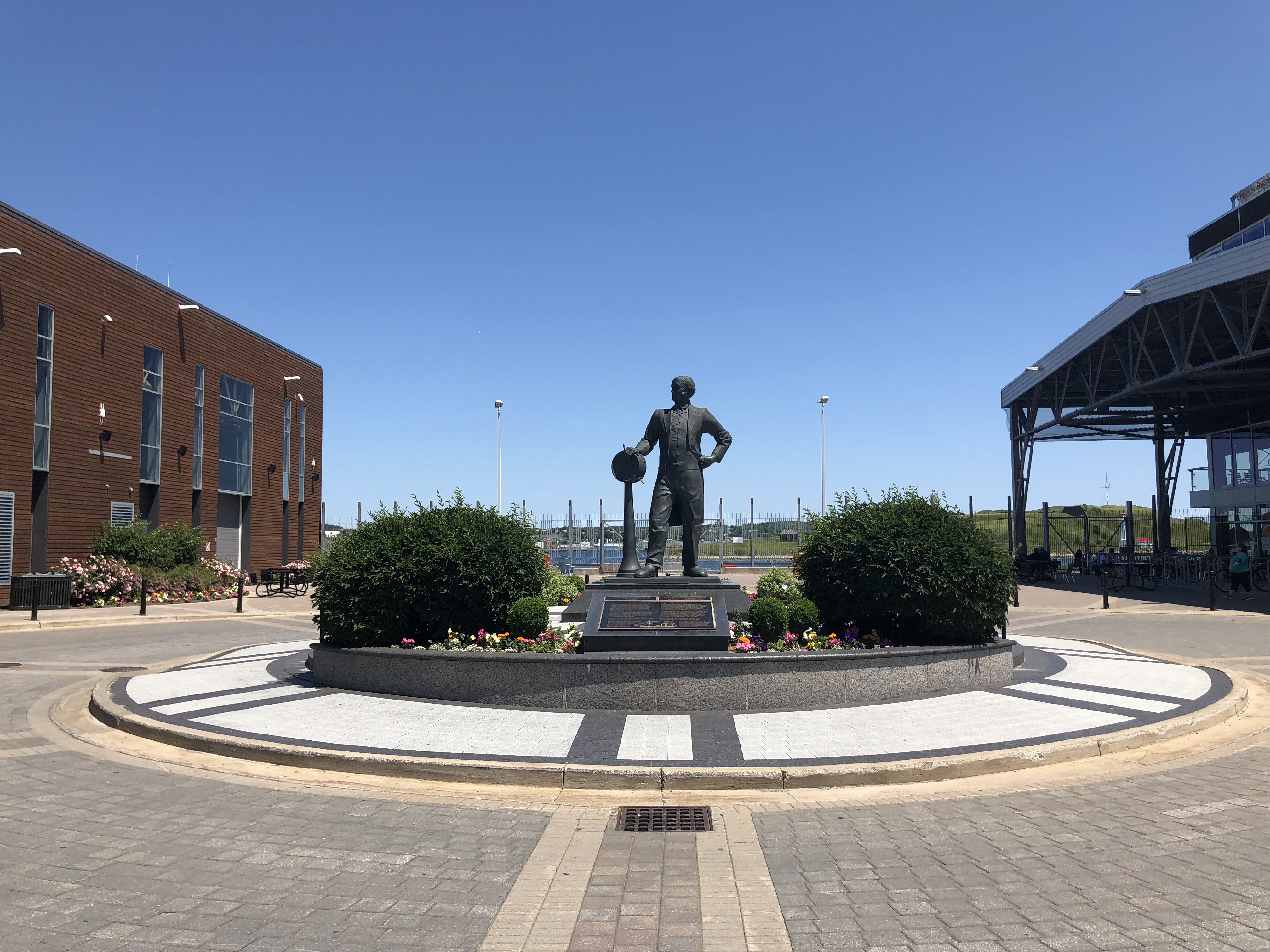 Statue of Samuel Cunard — Photo by Leia Hoffman