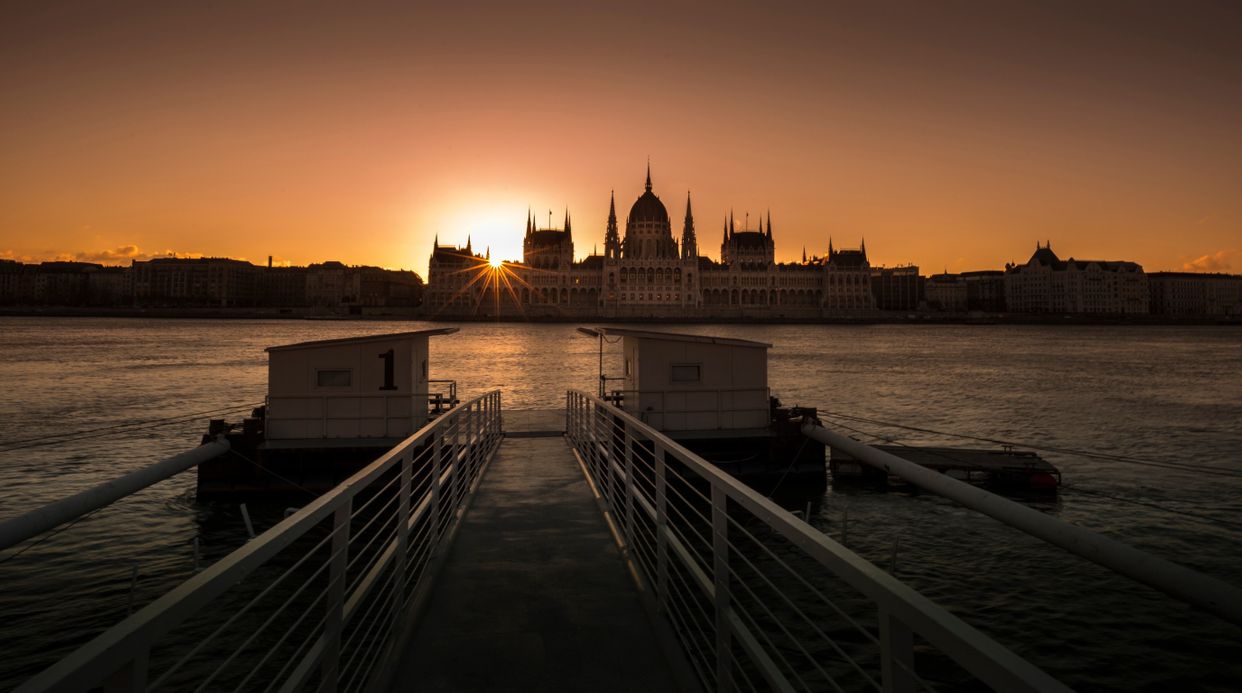 View of Hungarian Parliament Building