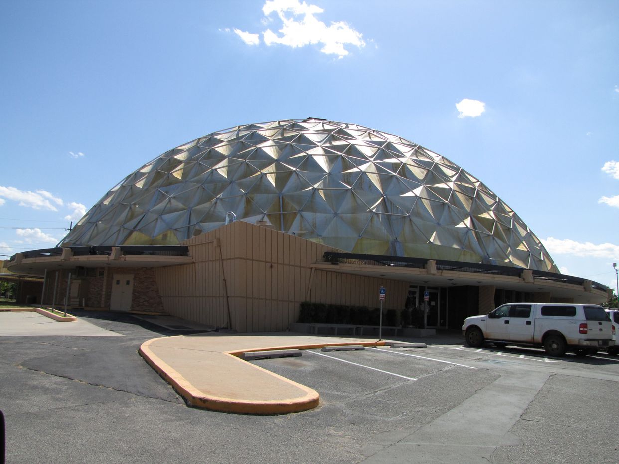 Gold Geodesic Dome