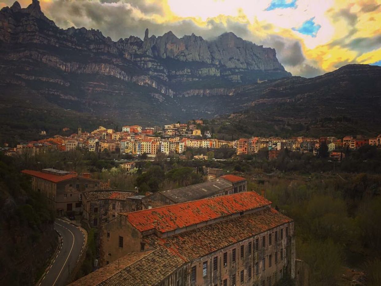 View of Monistrol de Montserrat