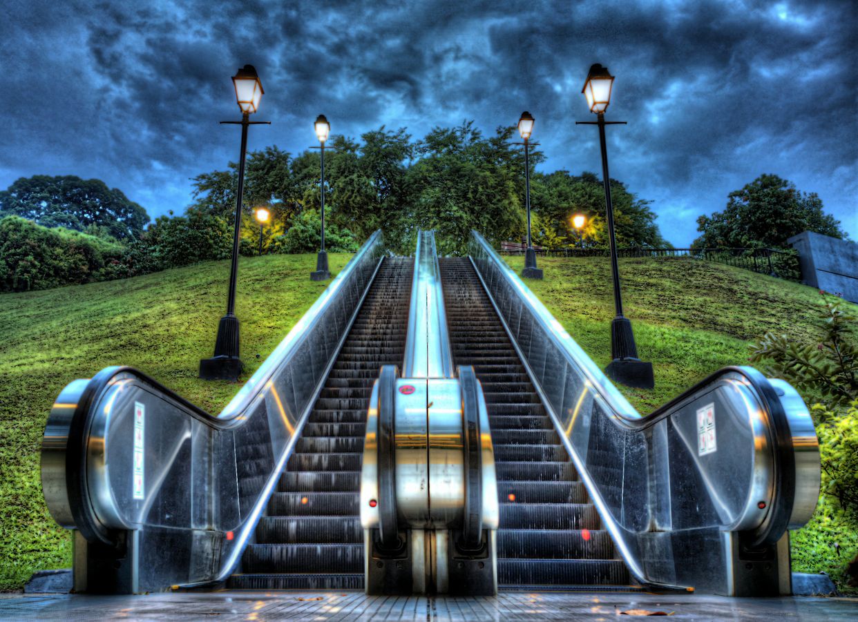 Outdoor Escalator