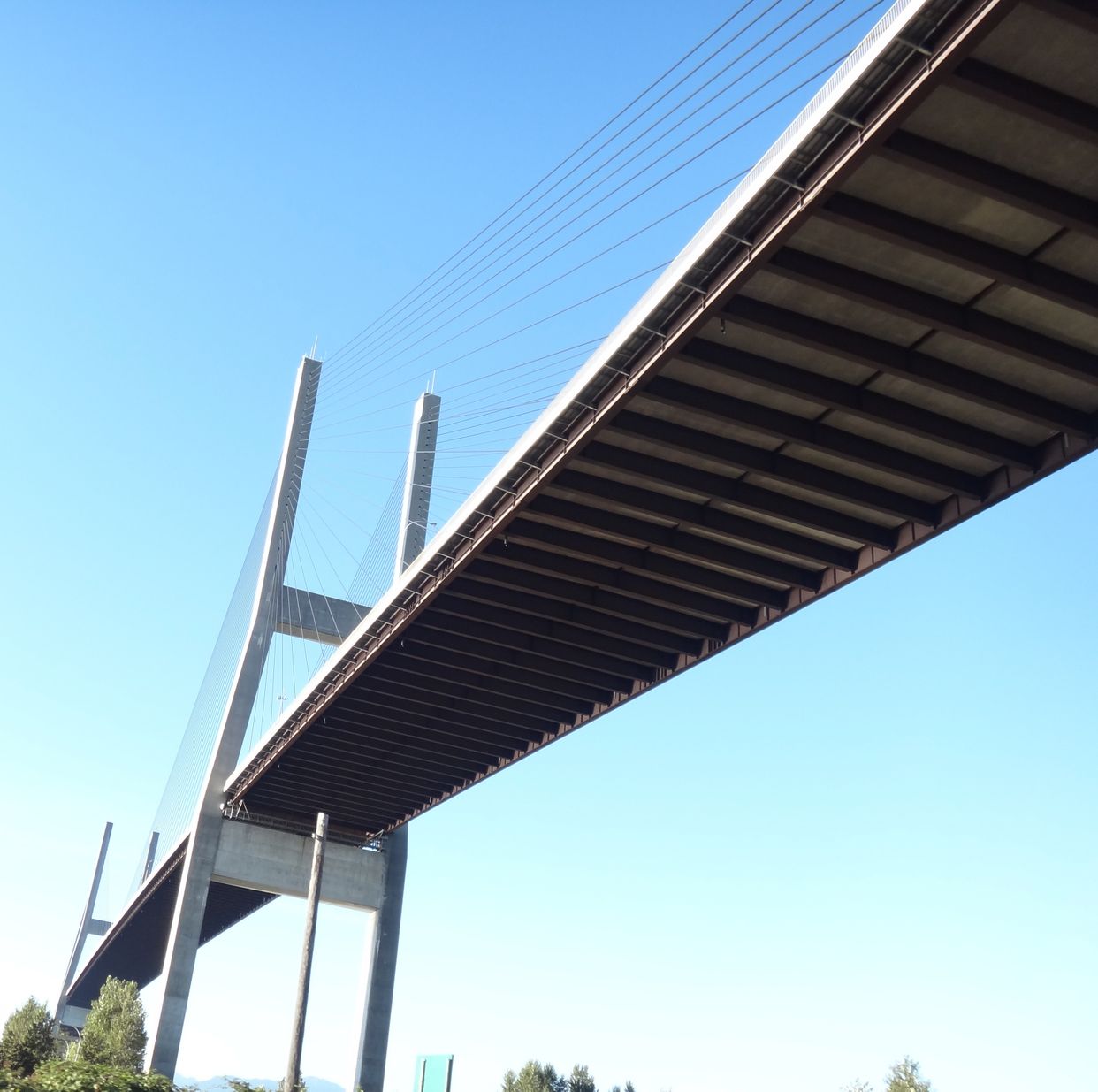Alex Fraser Bridge Underside