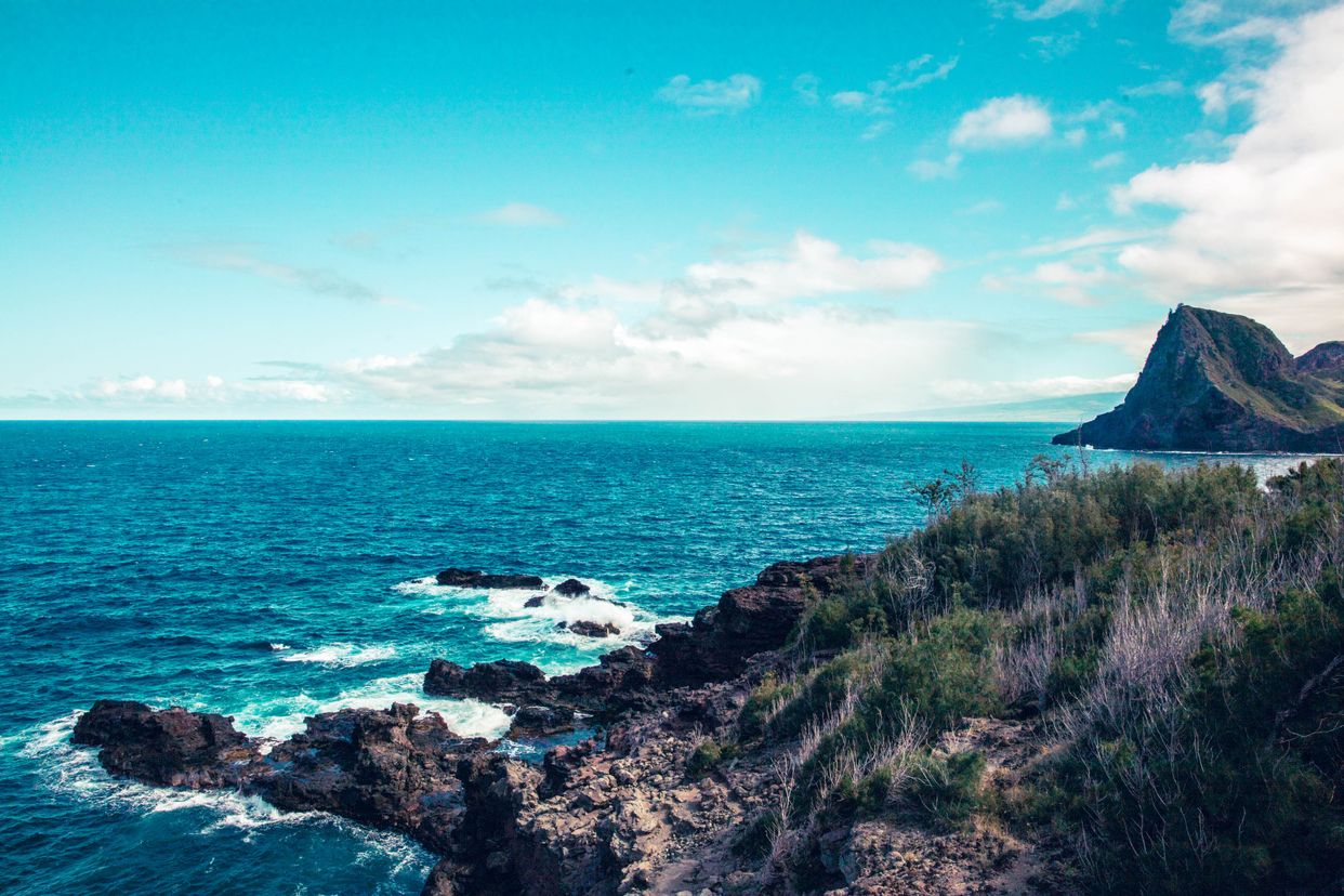 View of the Coast from Olivine Pools Trailhead