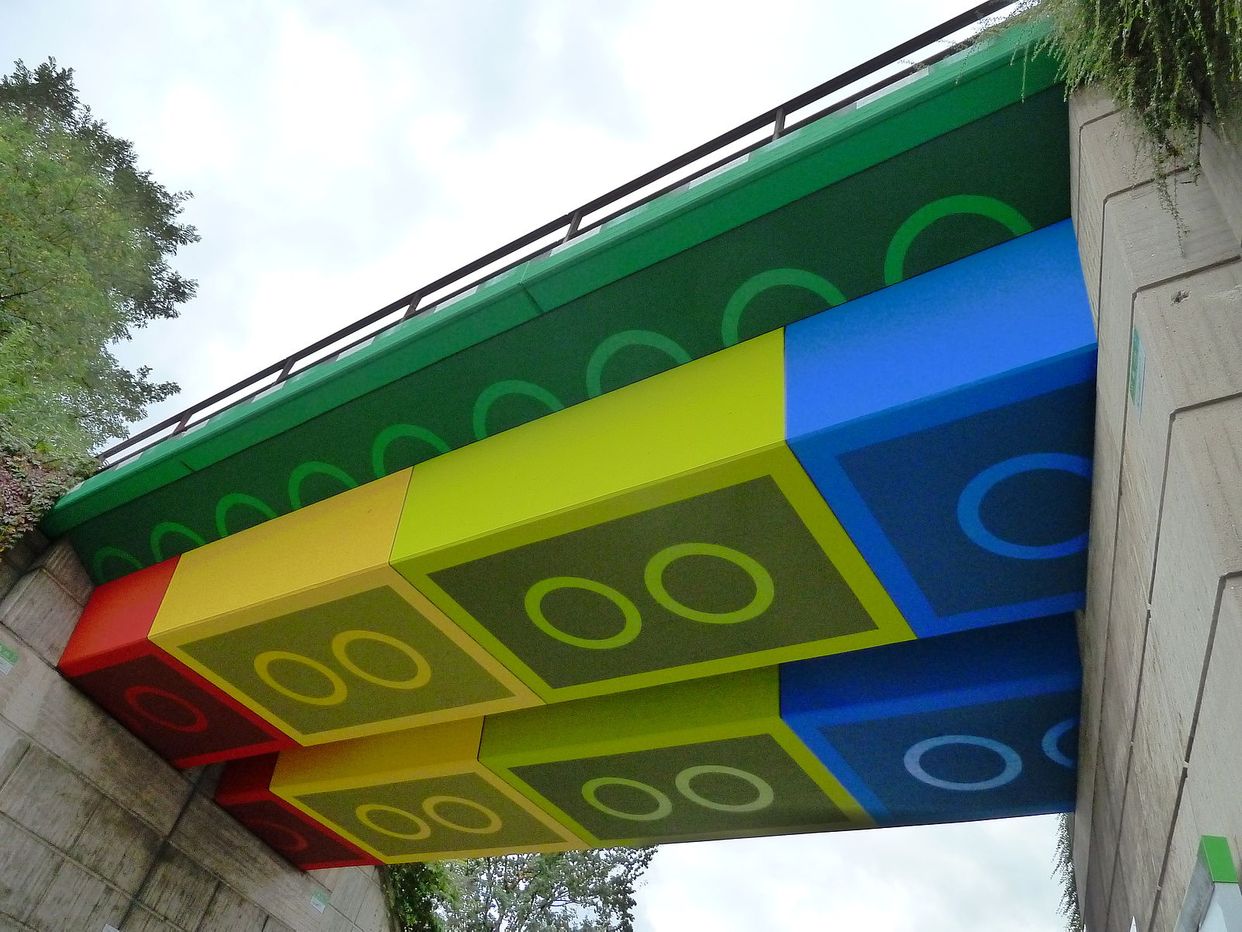 Lego-Brücke 