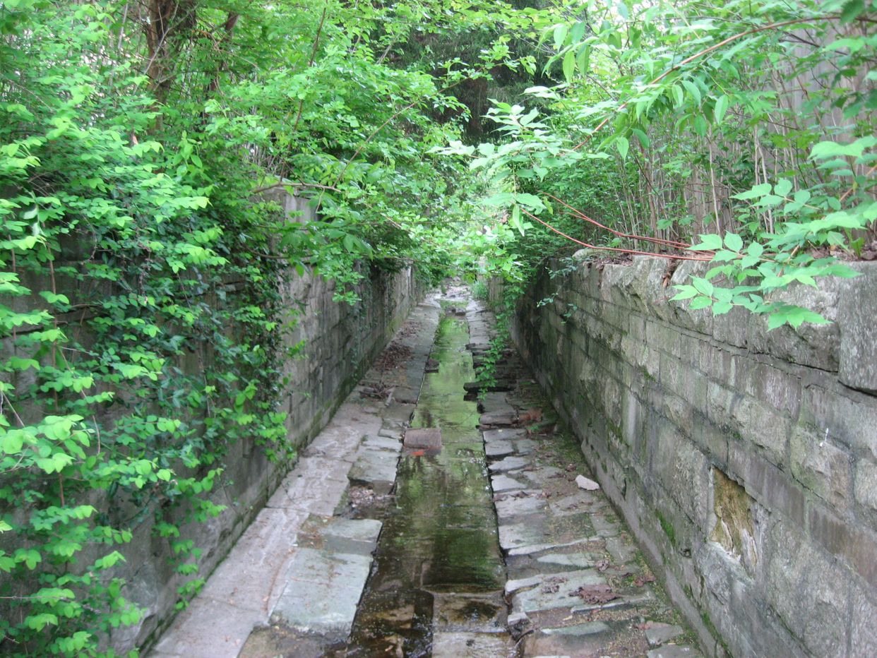 Limestone Drainage Channel