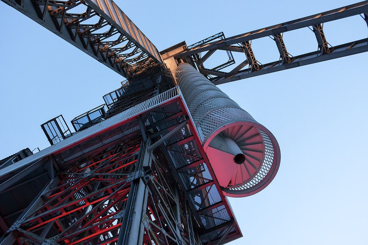 Pit Head Frame Tower - C-Mine