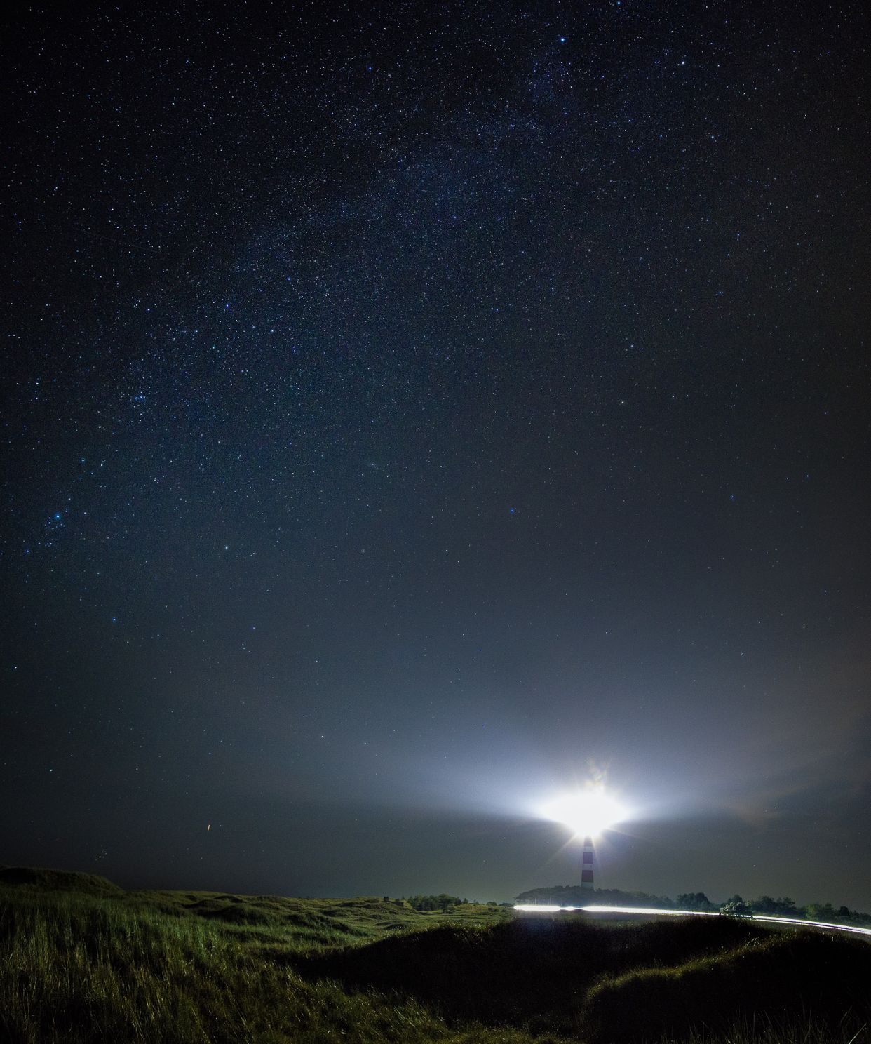 View of Bornrif Lighthouse