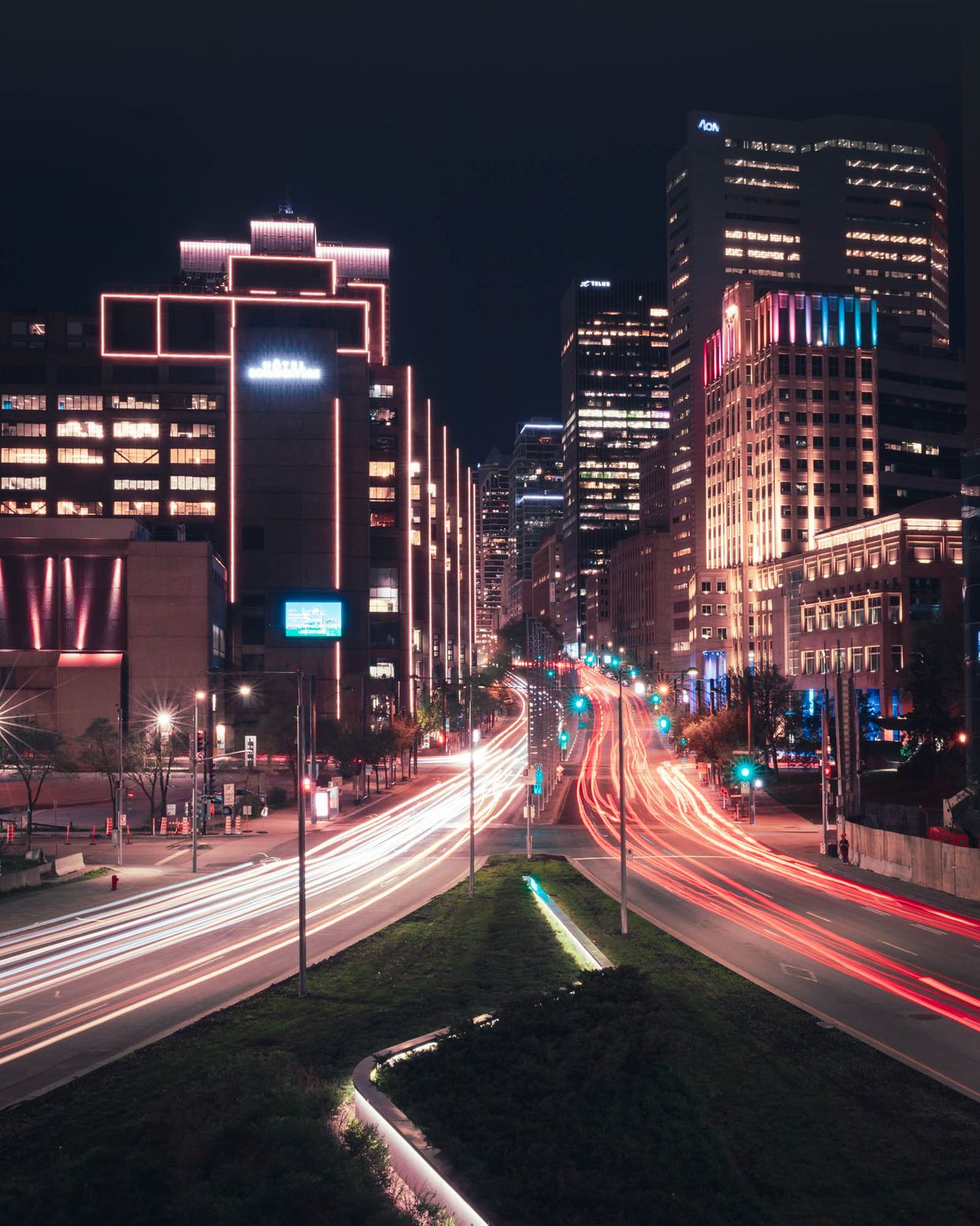 View of Blvd Robert Bourassa