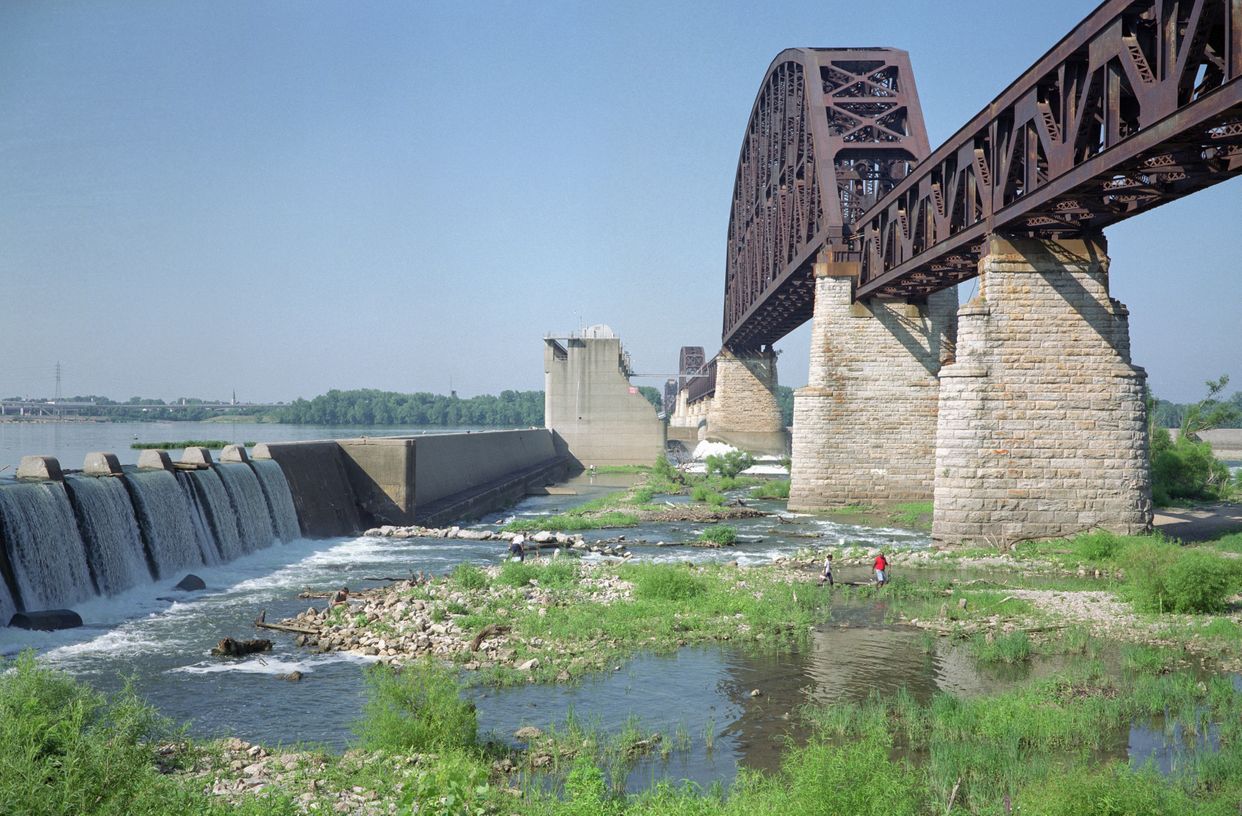 Ohio Falls Bridge & McAlpine Dam