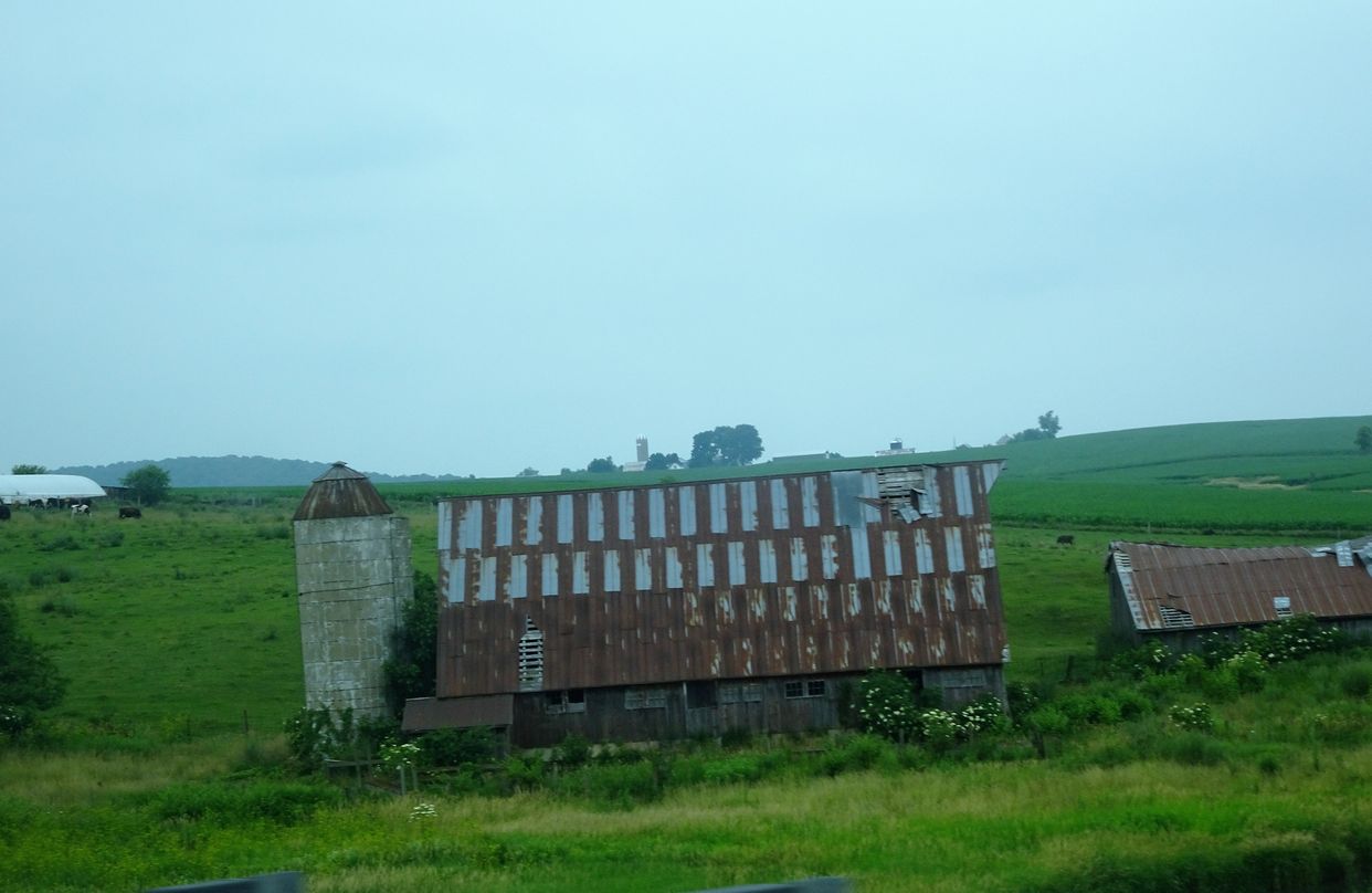 Old Barn and Silo