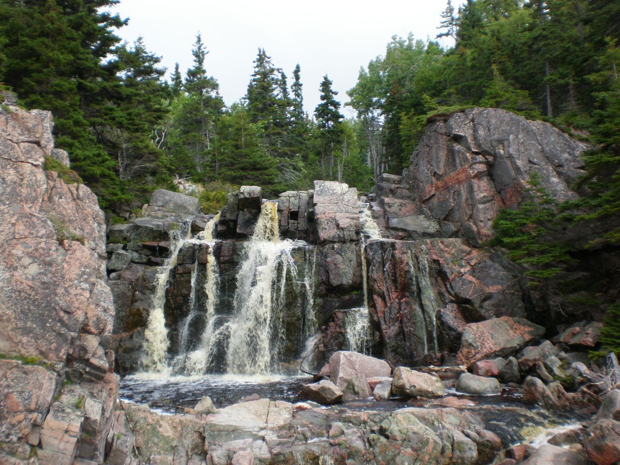 Black Brook Beach Waterfall