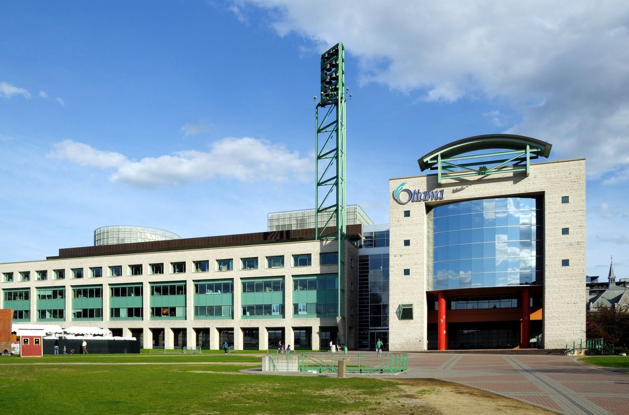 View of Modern Wing of Ottawa City Hall
