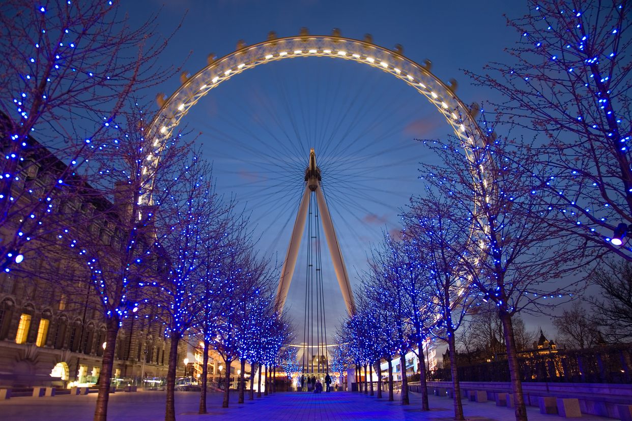 London Eye Backview