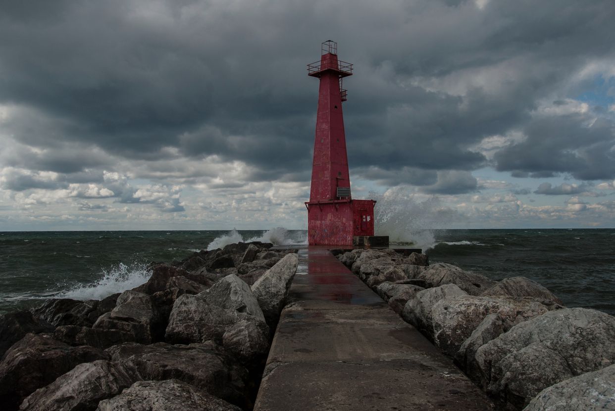 Muskegon Breakwater Light 