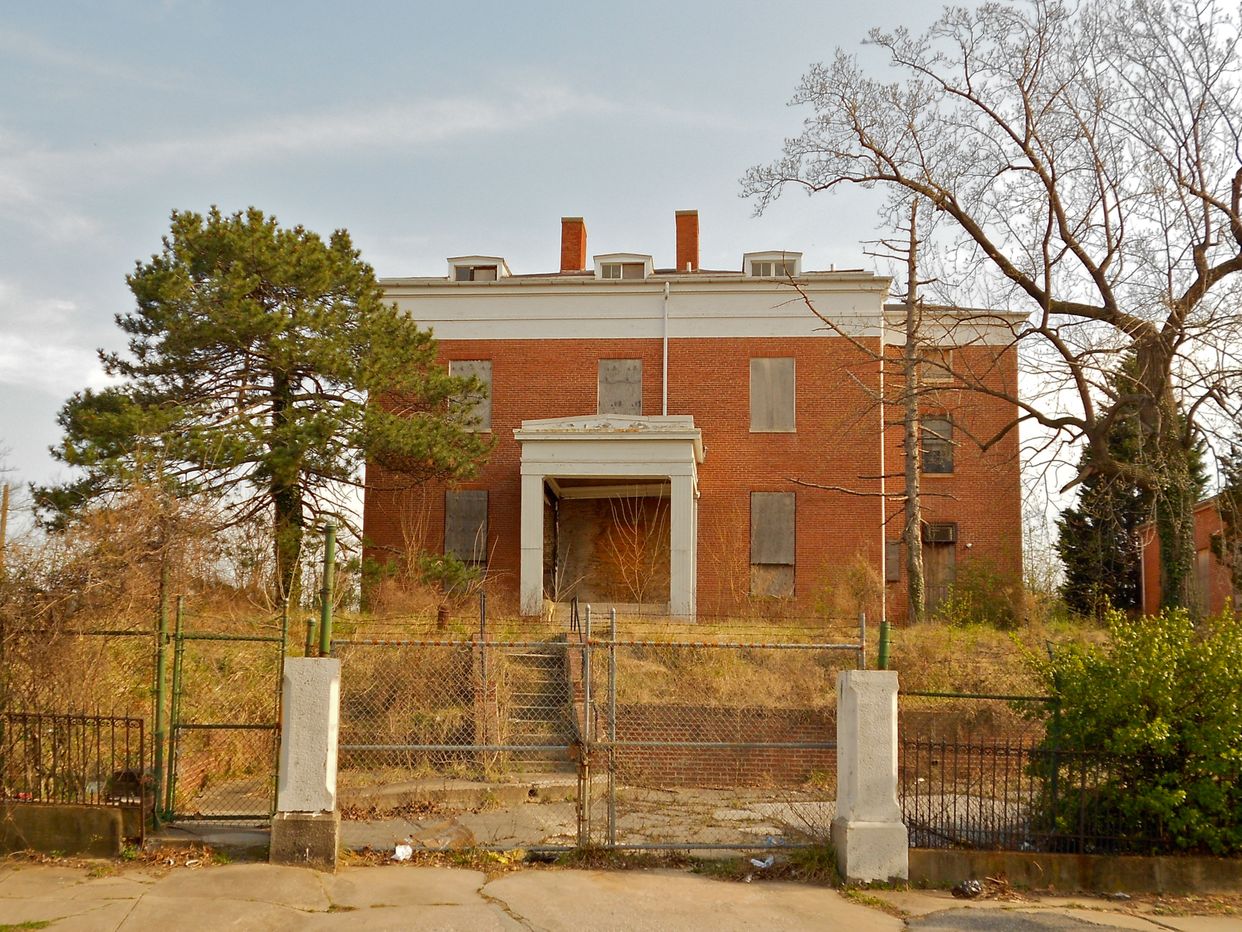 Abandoned Country House in the City
