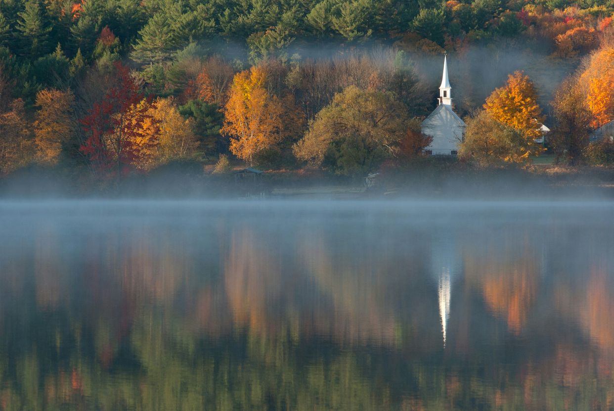 The Little White Church in Eaton