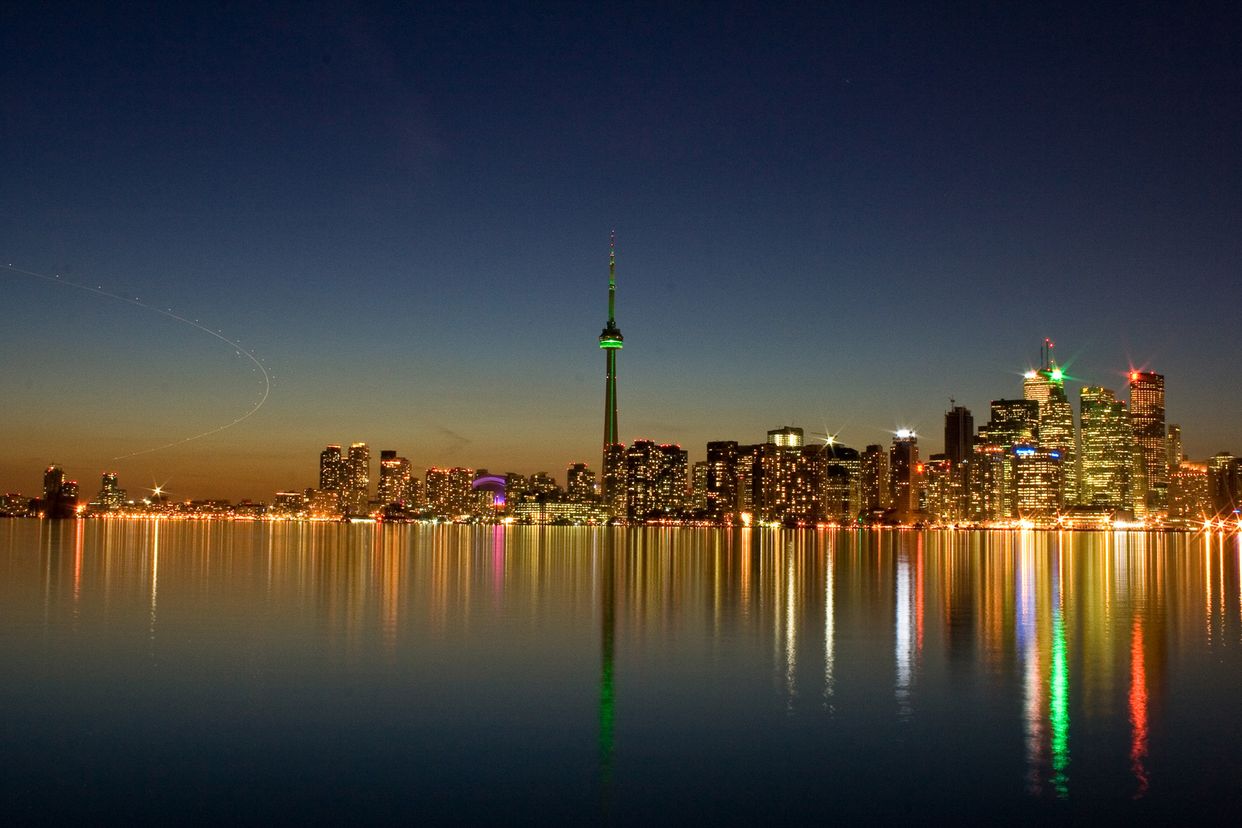 View of Toronto City Skyline