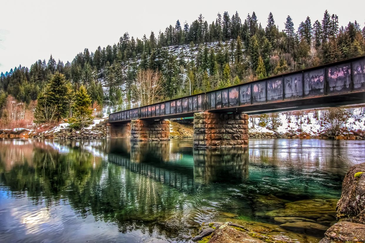 CPR Bridge over the Kootenay River 