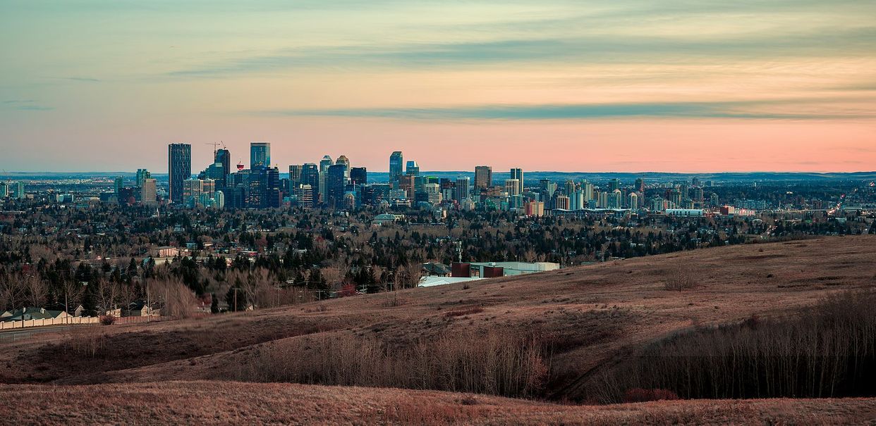 Nose Hill Park - City Skyline