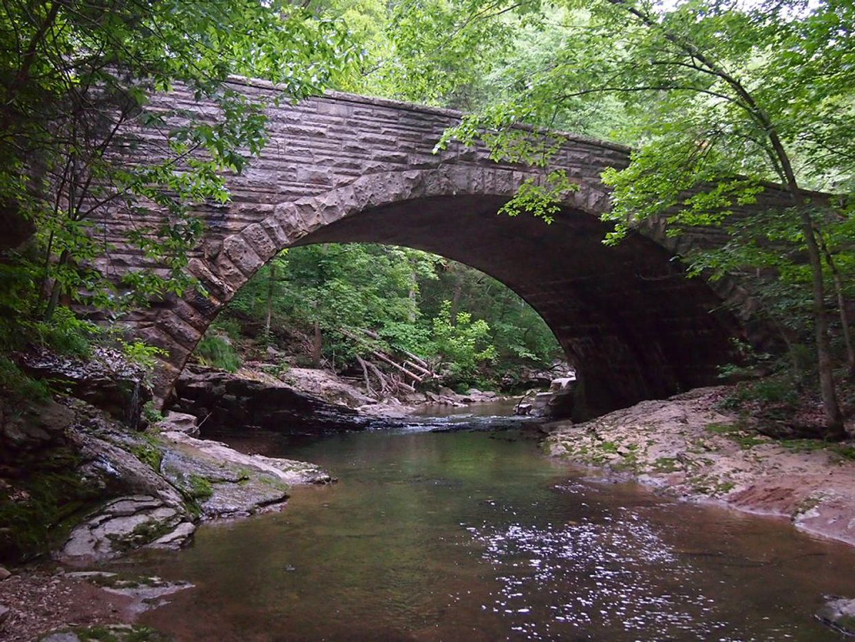 Stone Arch Bridge over McCormick's Creek