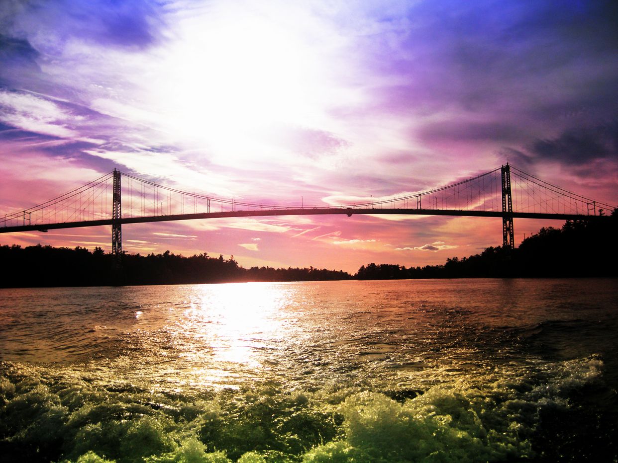 View of Thousand Islands Bridge
